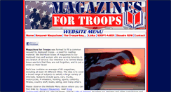 Desktop Screenshot of magazinesfortroops.com